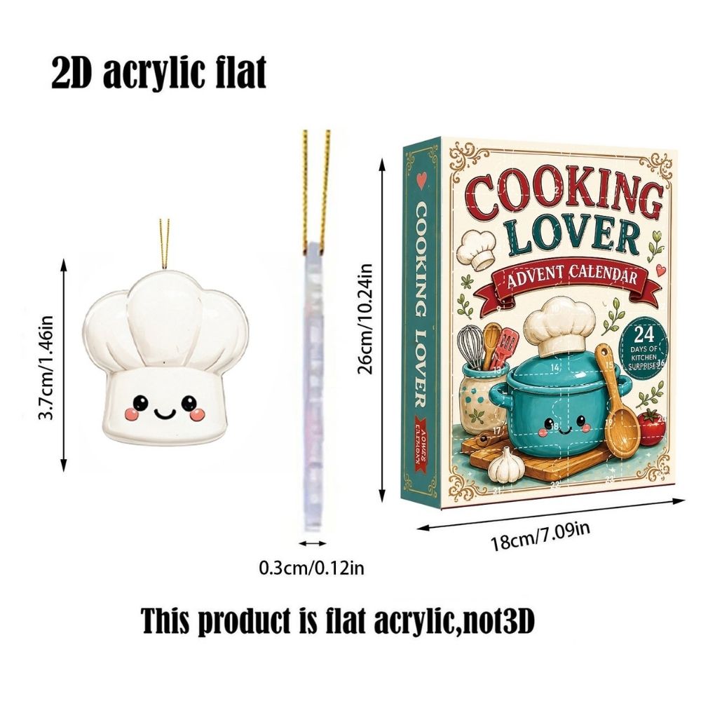 Calendrier de l'Avent de Noël 2026 pour les passionnés de cuisine (Mystery Box)