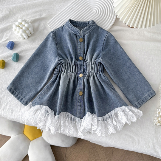 LaceDenim – Denim Jurk voor Meisjes