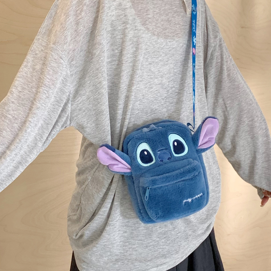 PlushBuddy – Pluche Cartoon Crossbody Tas