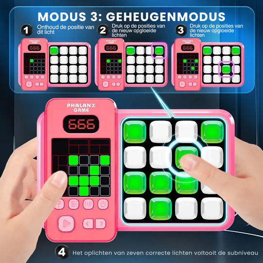 RhythmRush™ – Spelenderwijs & Ritmisch – Stressverlichtend Spelconsole