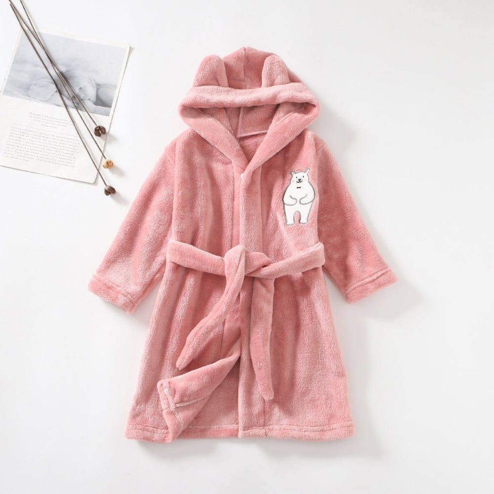 CozyNest – Warme Kinderbadjas met Capuchon
