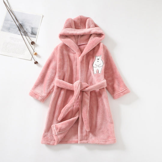 CozyNest – Warme Kinderbadjas met Capuchon