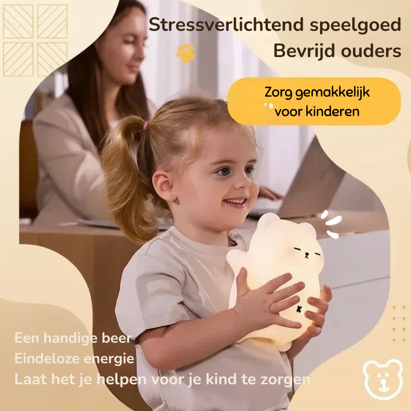 BearLight™ – Schattig & Rustgevend Nachtlampje voor Kinderen