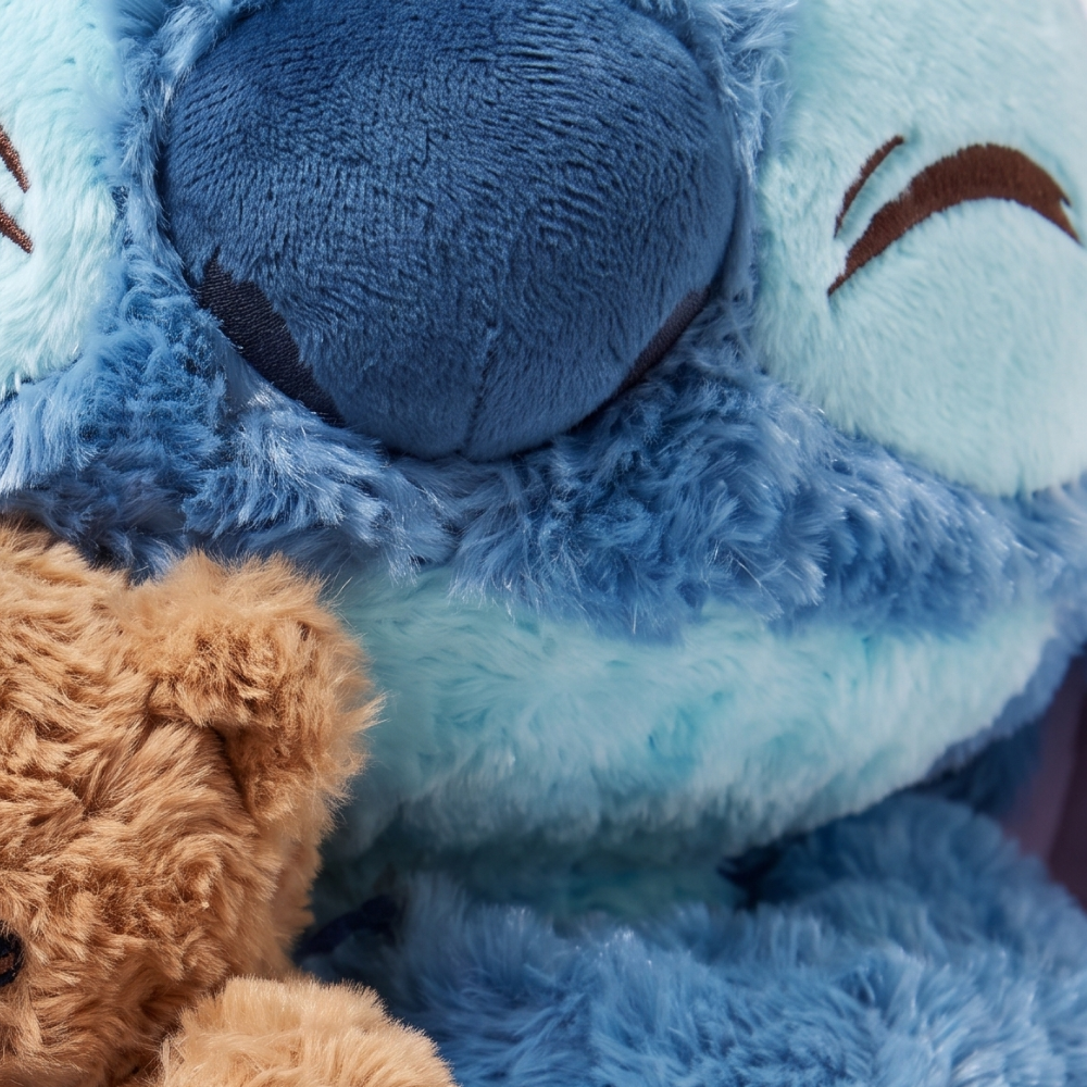 CuddleStitch – Blauwe Knuffel met Teddybeer