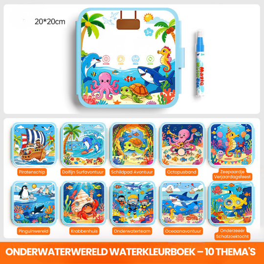 MagicDraw – Herbruikbaar Waterkleurboek voor Kinderen