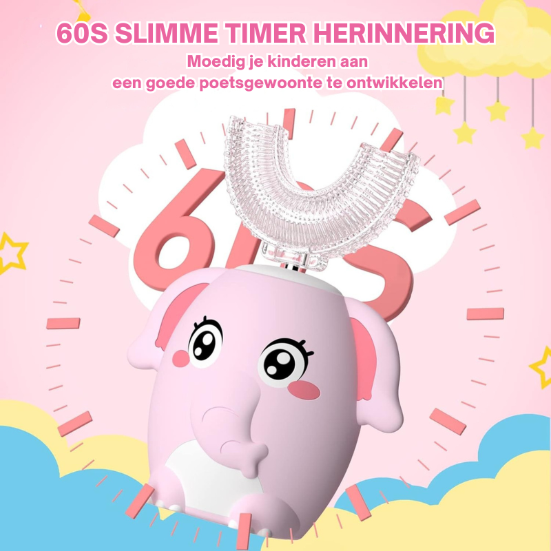 MiloBrush™ Galaxy Edition – Elektrische U-vormige Kindertandenborstel set (2-12 jaar)