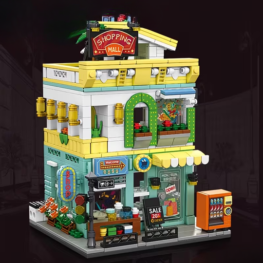 MallMaster™ – 1005-delige Realistische Winkelcentrum Bouwset