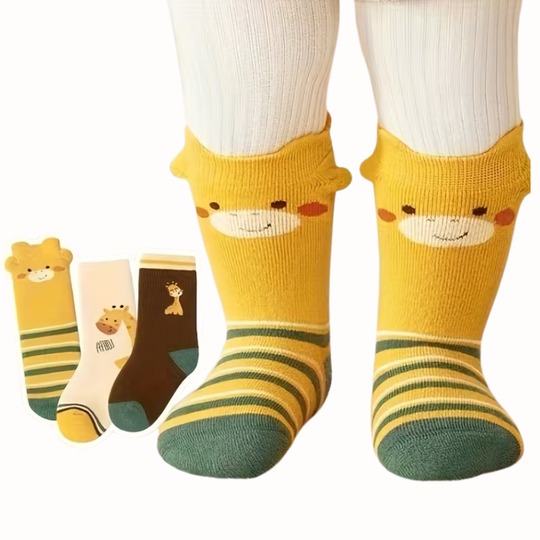 GiraffeCozy™ – Kindersokken – Warme Mid-Calf Sokken
