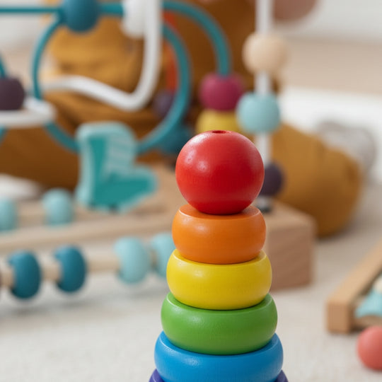 ToddlerPlay – 3-delige Houten Speelgoedset