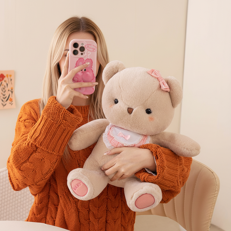 SweetBib – Beer & Konijn Knuffels met Strik