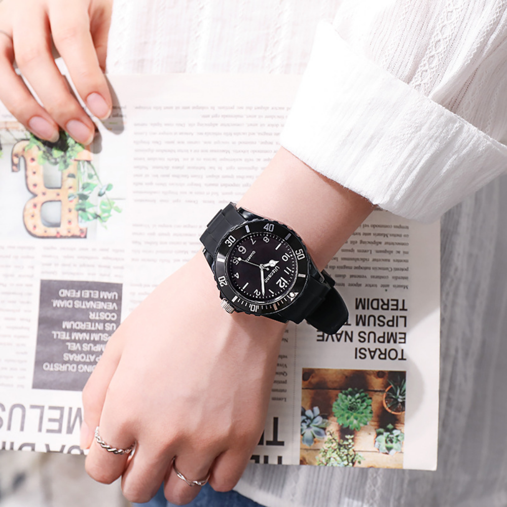 CandyTick – Pastel Quartz Horloge met Siliconen Band