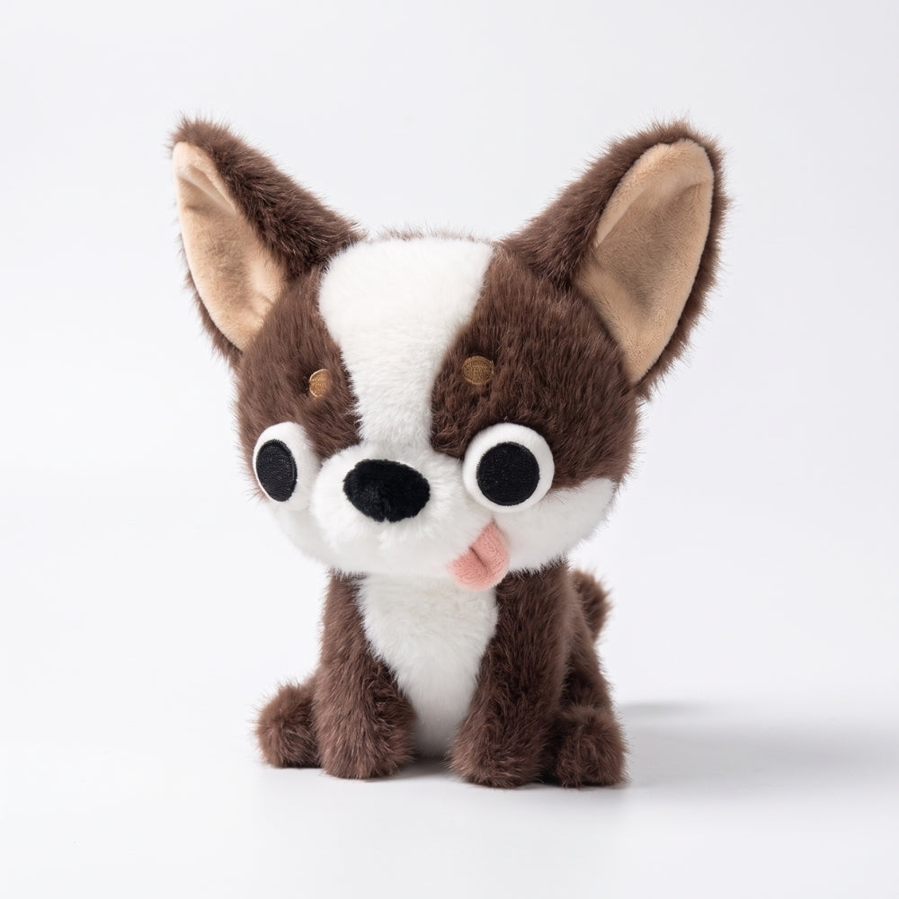 <font dir="auto" style="vertical-align: inherit;"><font dir="auto" style="vertical-align: inherit;">Poupée en peluche créative Chihuahua drôle et méchante, figurine de chiot pour bureau, cadeau d'anniversaire pour enfants</font></font>