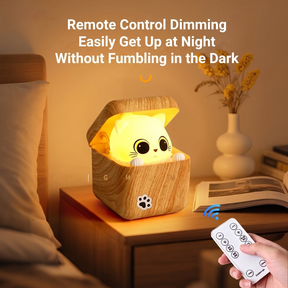 PeekabooGlow – Sensor Nachtlampje met Katdesign