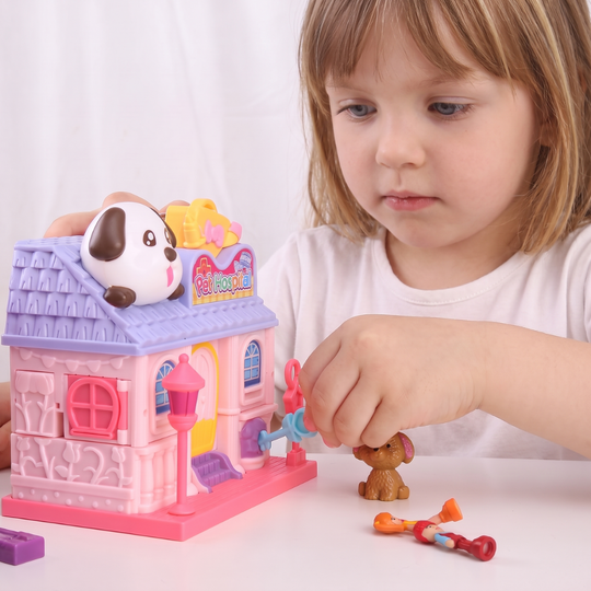 <font dir="auto" style="vertical-align: inherit;"><font dir="auto" style="vertical-align: inherit;">Fille Jouet Enfants Surprise Transformation Maison Ville Princesse Maison de Poupée Jeu Maison Mini Simulation Artisanale Éducative</font></font>