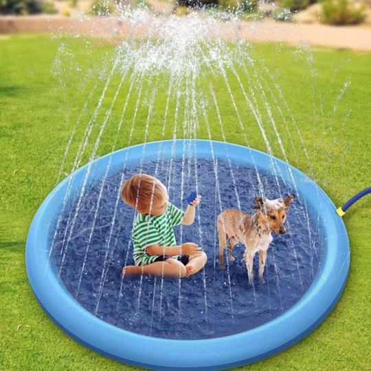 SplashPaws – Opblaasbare Sproeimat voor Kinderen en Honden
