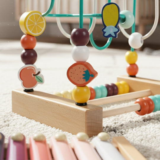 BabyWood – 3-delige Houten Speelgoedset