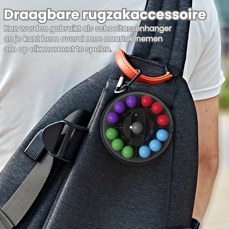 OrbitPuzzle™ – Roterende Puzzelbal met Haak voor Kinderen