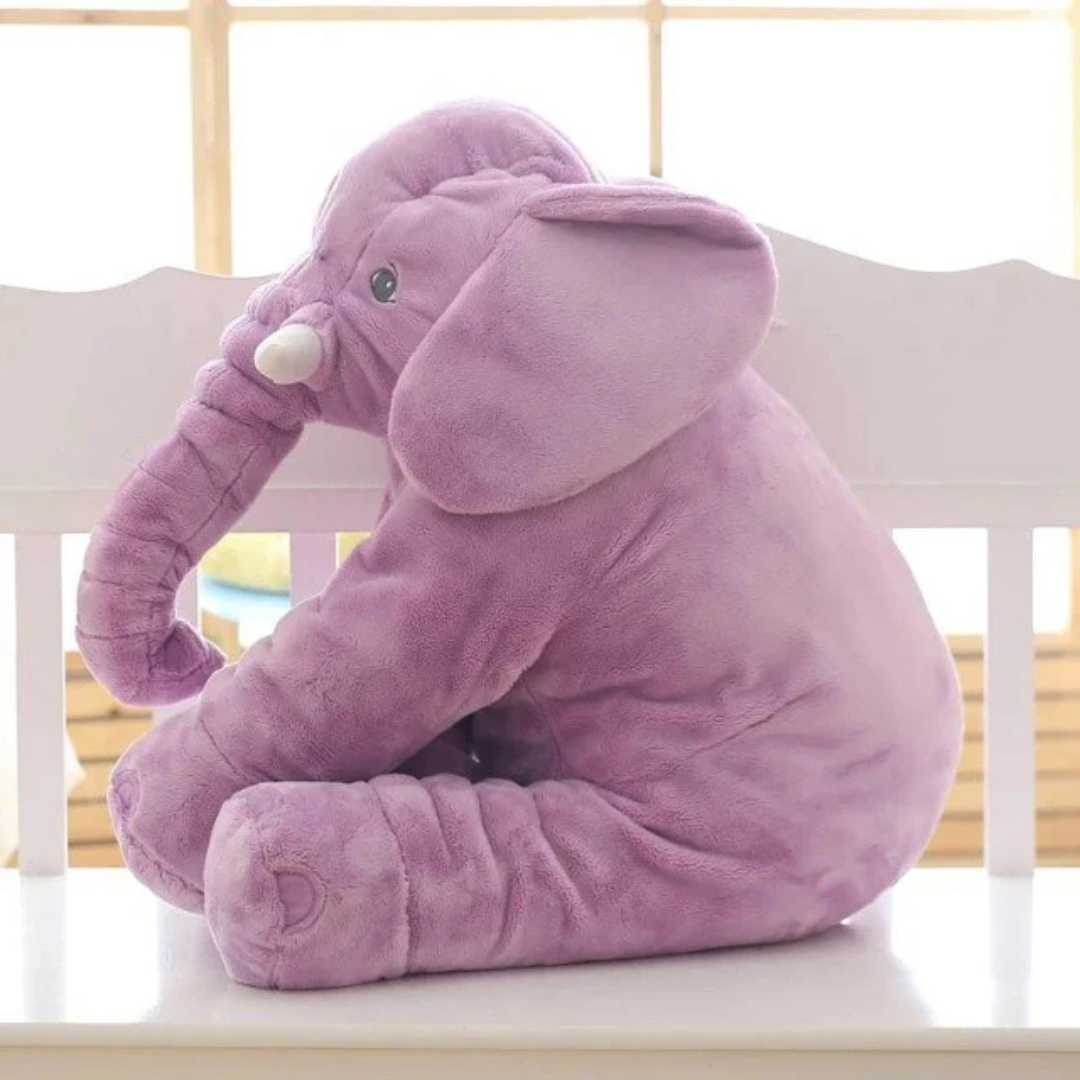 TeddyTrompa™ - Zachte Pluche Olifant Knuffel – Ideaal als Babyknuffel & Slaapkussen