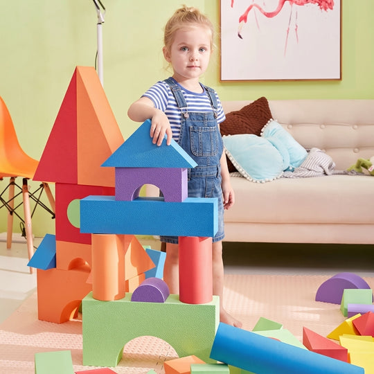 <font dir="auto" style="vertical-align: inherit;"><font dir="auto" style="vertical-align: inherit;">Grandes briques de construction en mousse, jouets éducatifs pour tout-petits et préscolaires, mousse EVA souple, grands jouets éducatifs.</font></font>