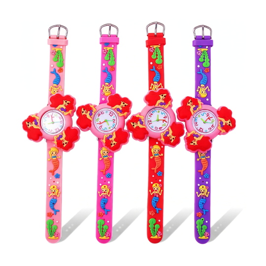 MermaidTime – Zeemeermin Draaihorloge voor Kinderen