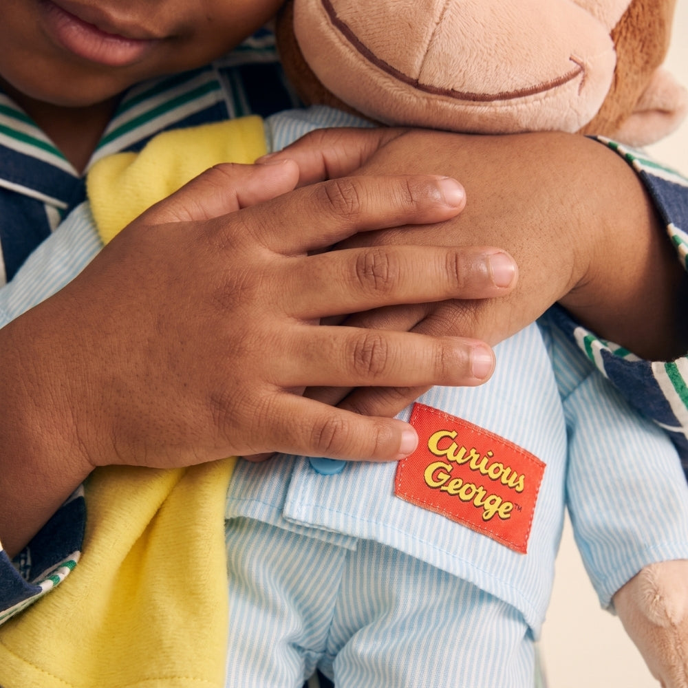 <font dir="auto" style="vertical-align: inherit;"><font dir="auto" style="vertical-align: inherit;">Livre d'images en peluche de George le singe curieux - Jouet en peluche confortable pour enfants</font></font>