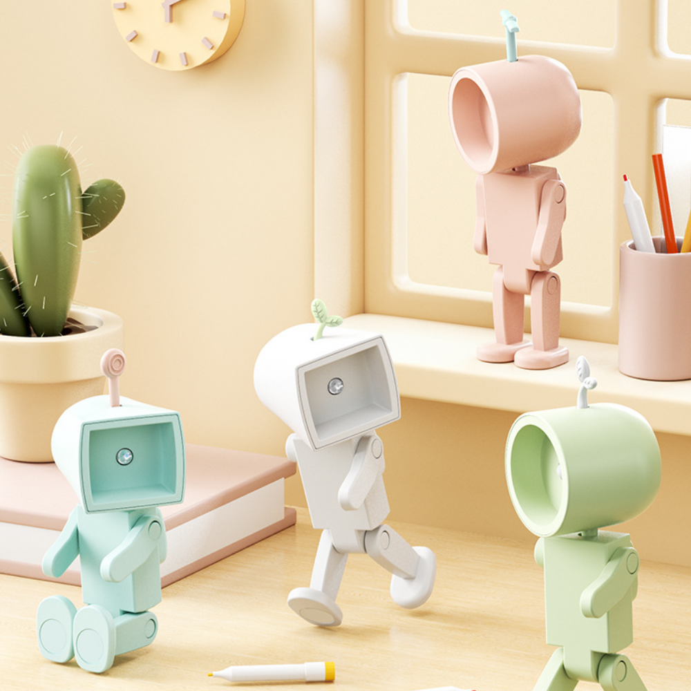 RoboGlow – Magnetische Robot Nachtlamp met Verstelbaar Design