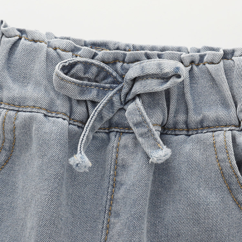 Margareta – Denim Paperbag Broekjes