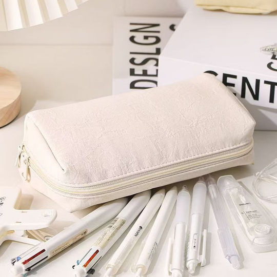 PaperPouch – Ruime Etui met Brede Opening