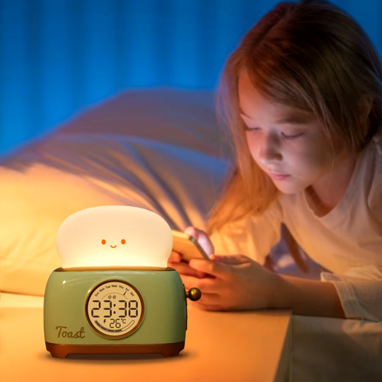 GlowToon™ Kinderwekker met Nachtlampje