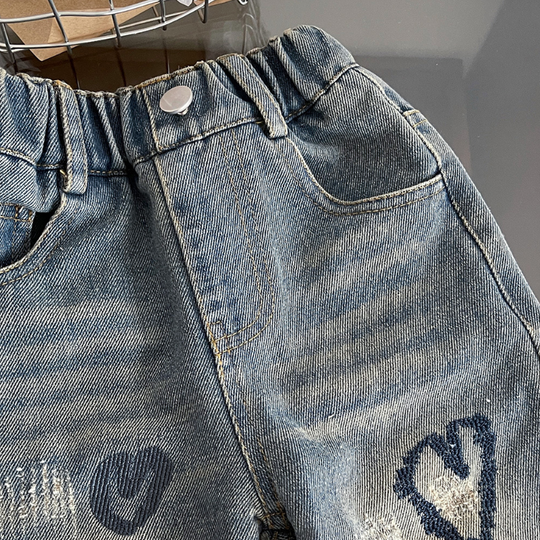 Noemie – Hart Borduur Jeans