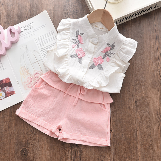 RoseBloom – 2-delige Kledingset voor Meisjes