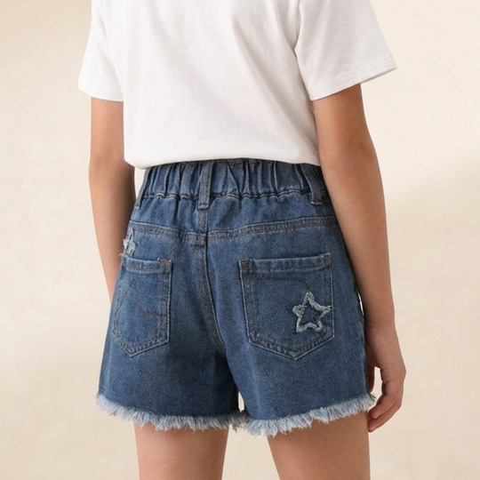 Linnea – Denim Sterren Broekjes