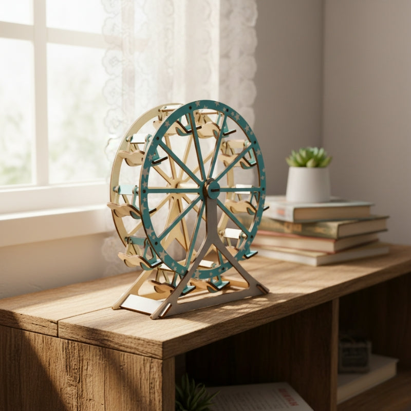 FerrisWheel – 3D Houten Bouwpuzzel Reuzenrad