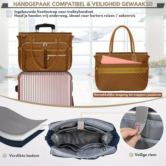 WorkMate™ – Laptop Tas voor Dames – 15,6 Inch Professioneel & Praktisch