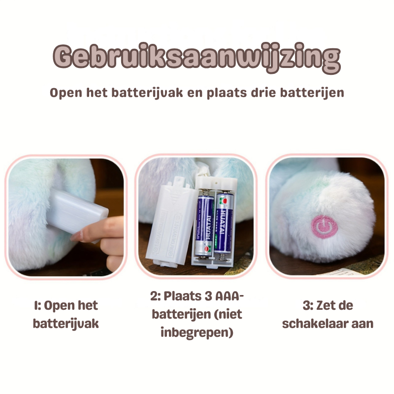 LumiBunny™ – Glow-in-the-Dark Knuffelkonijn