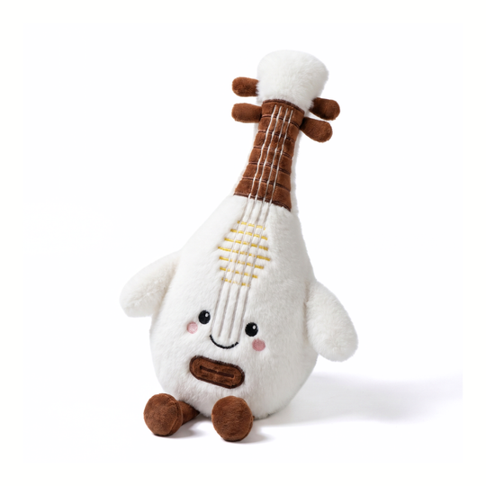 StringCuddle – Gitaar & Pipa Knuffel van Zacht Pluche