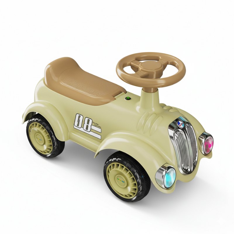 RetroRider – Vintage Loopauto voor Kinderen