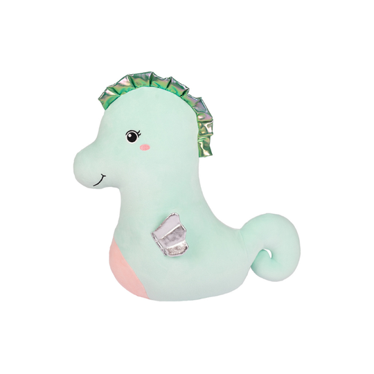 SeaSnuggle™ – Zachte Zeepaardje Knuffel Decoratie