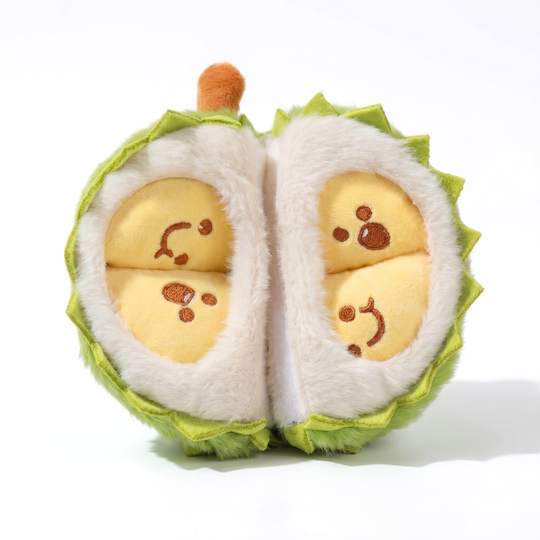 DurianCuddle – Durian Fruit Knuffel met Open Design