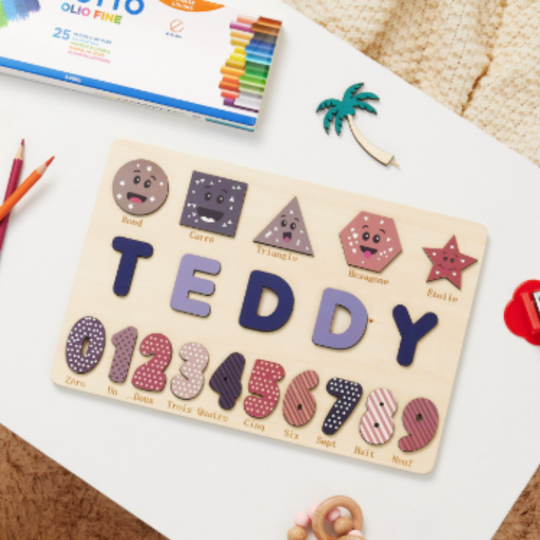 NamePuzzle – Gepersonaliseerde Houten Naampuzzel