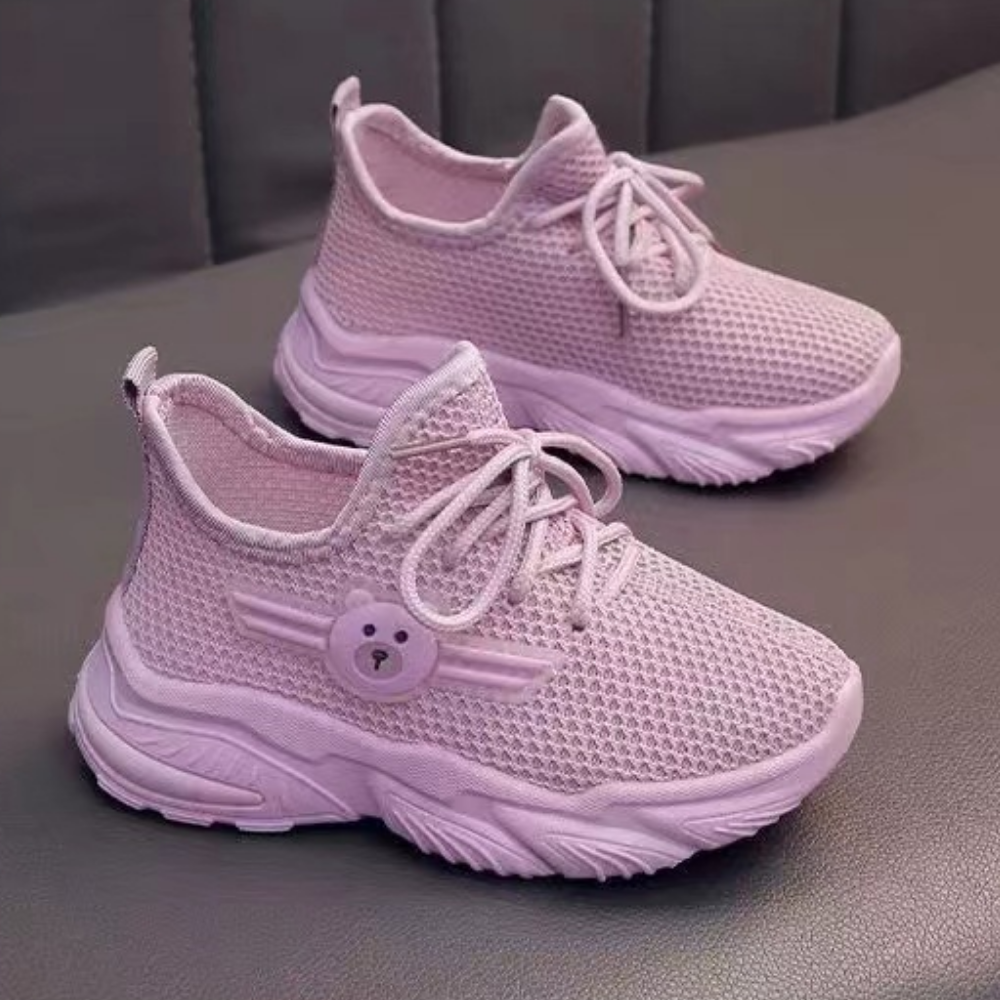 BearAir – Kinder Mesh Sneakers met Cartoon Design