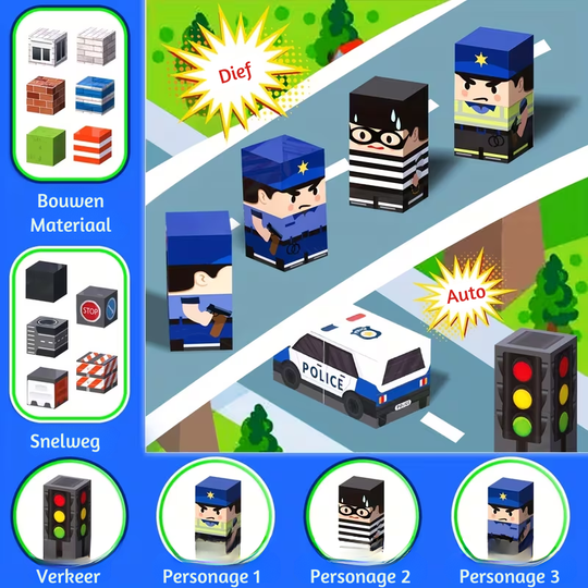 MagnaBuild™ – 54/84/100 Stuks Compacte Magnetische Blokken