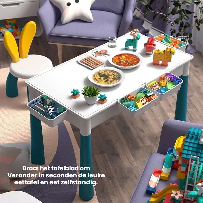 MultiPlay™ – 6-in-1 Speeltafel – Creatief & Educatief Speelcentrum
