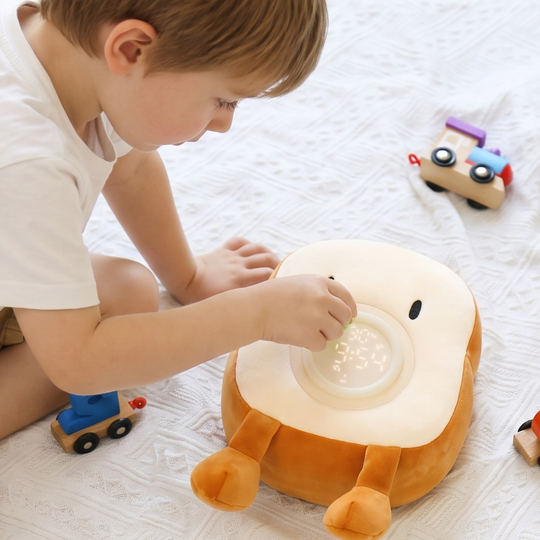 ToastGlow – Kinderwekker met Nachtlampje