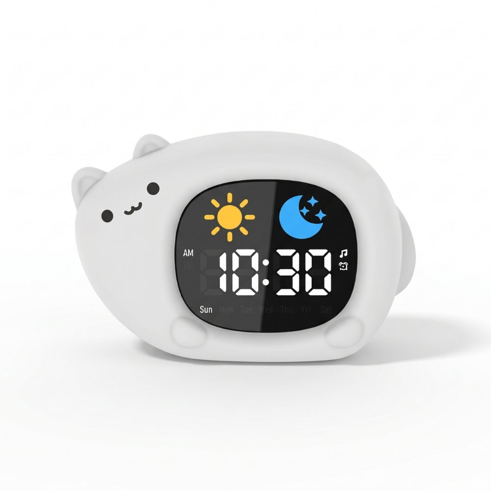 SleepPals – Siliconen Dierenwekker met Nachtlampje