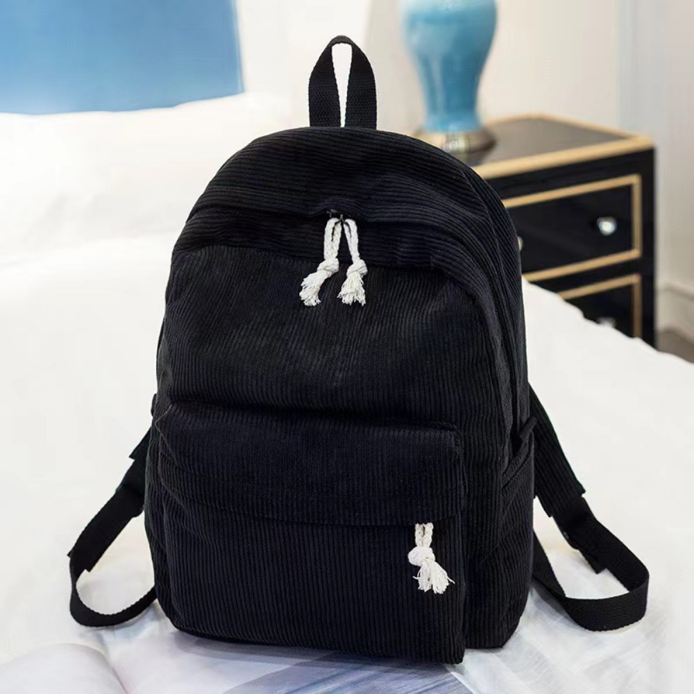 CorduroCarry – Corduroy Rugzak voor School en Dagelijks Gebruik