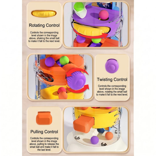 BallTrack – Montessori Ballenbaan en Logicaspel