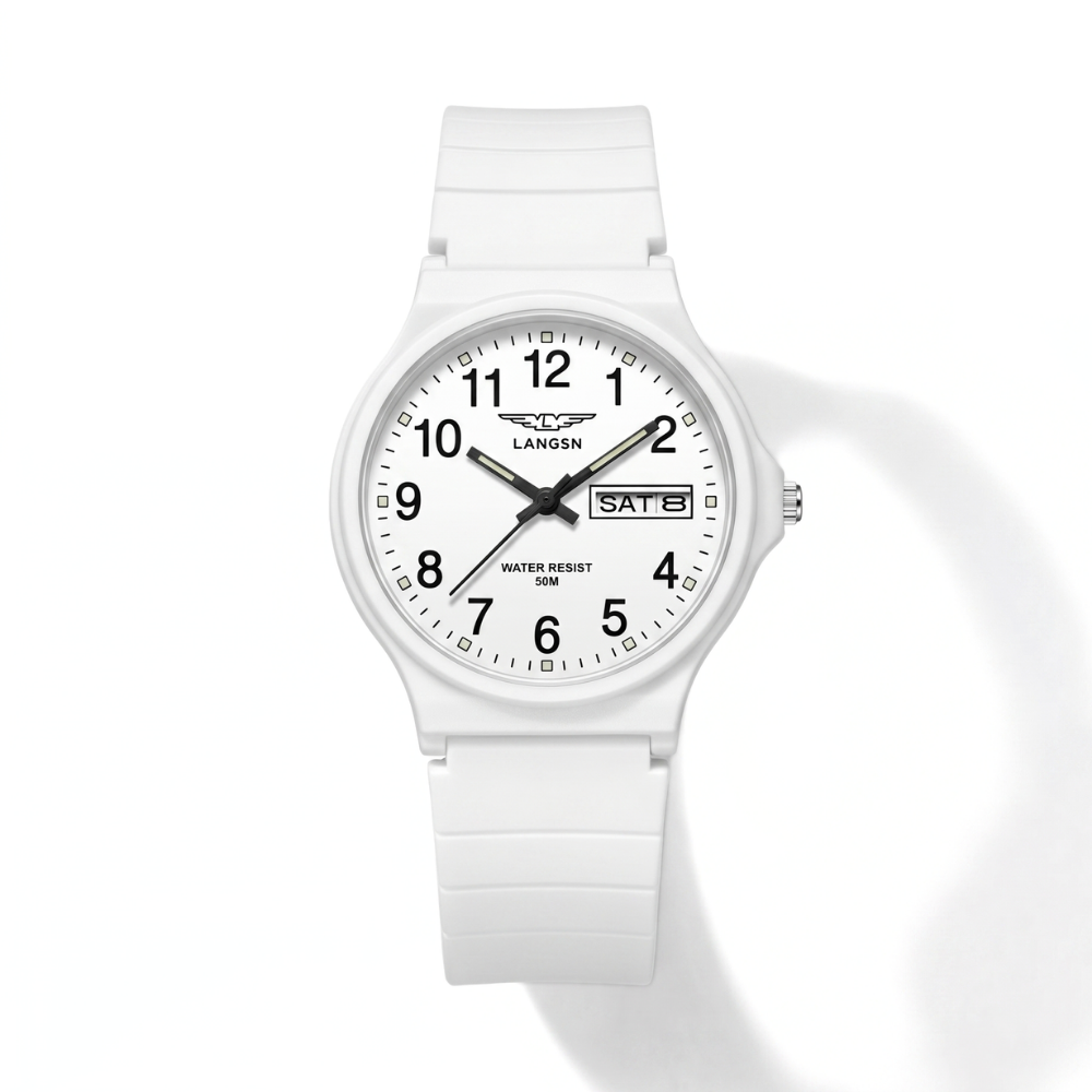 SportEase – Minimalistisch Quartz Sporthorloge