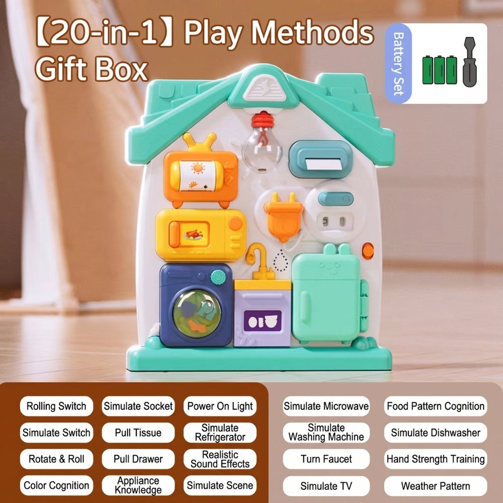 <font dir="auto" style="vertical-align: inherit;"><font dir="auto" style="vertical-align: inherit;">Jouets éducatifs Montessori Busy Board pour bébés et tout-petits de 1 à 3 ans : Jouets éducatifs précoces pour la motricité fine</font></font>