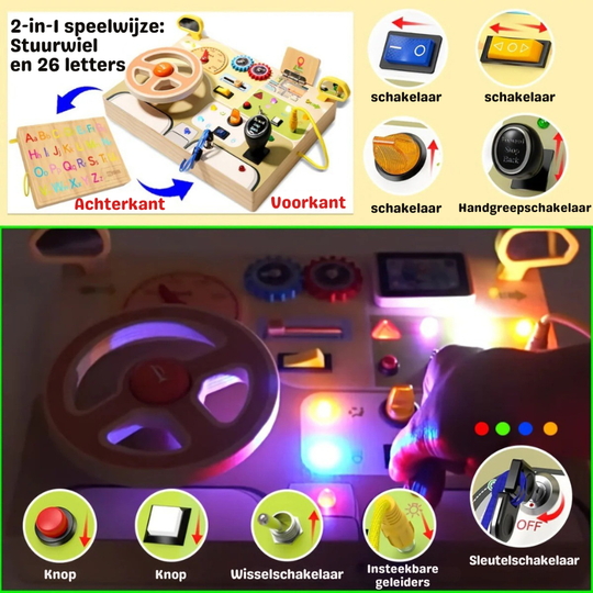 BrightPlay™ – Interactieve Houten Activiteitentafel